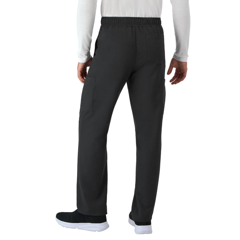 Hanes Men's Scrubs Healthcare Pants, Scrub Pants for Men, Moisture-Wicking & Odor Control, 5 Pockets Medium New Ebony