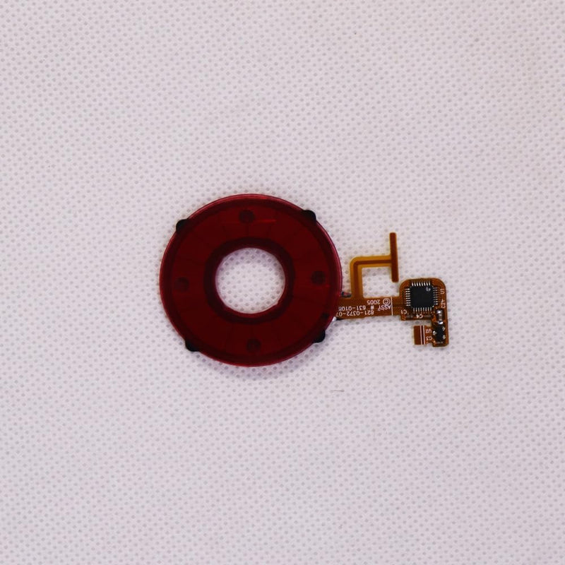 Clear red faceplate with clickwheel with Button Key for iPod Video 5th gen 30GB 60GB 5.5th gen 30GB 80GB Plastic housing case