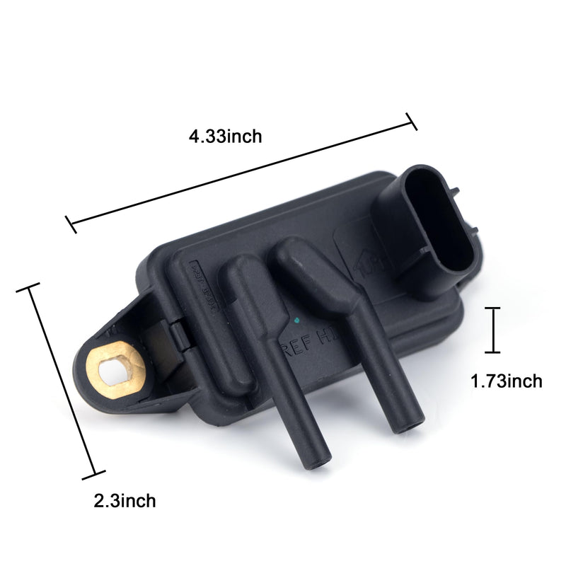 Exhaust Gas Recirculation Pressure Feedback Sensor F77Z-9J460-AB Compatible with 1994-2010 Ford Mercury Lincoln, EGR DPFE15