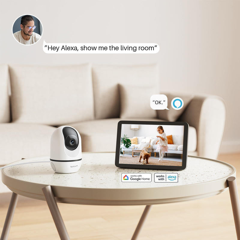 WUUK Magnetic Security Camera and Pan Tilt Camera Bundle