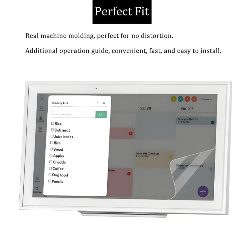 i-Tensodo 2 Pack Anti Glare Screen Protector for Skylight Calendar 15 inch, Glare Filter UV Blocker Shield Cover Eye Protection Film,Matte