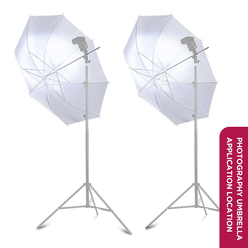 [2 Pack] 33"/84cm White Translucent Soft Umbrella Kit,Photography Umbrella Lighting Kit for Studio/Outdoor Photo and Video Lighting Accessories (2 * 33" White)… 2* 33" White