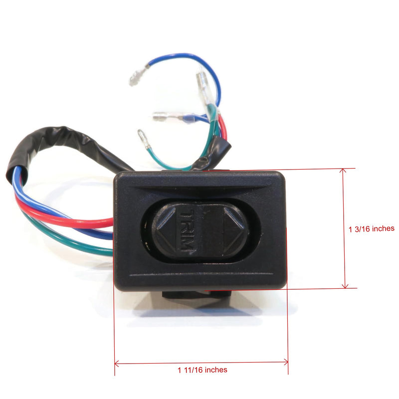 The ROP Shop Power Trim Tilt Switch for Mercury & Mariner 115 HP 1B000001 & Up Outboard Motor