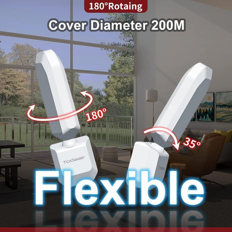 WiFi Extender 2.4GHz 300Mbps WiFi Booster, Covers 1290 Sq.ft and 25 Devices, WiFi Booster and Signal Amplifier WiFi Repeater Wireless WiFi Range Extender for Home or Garden