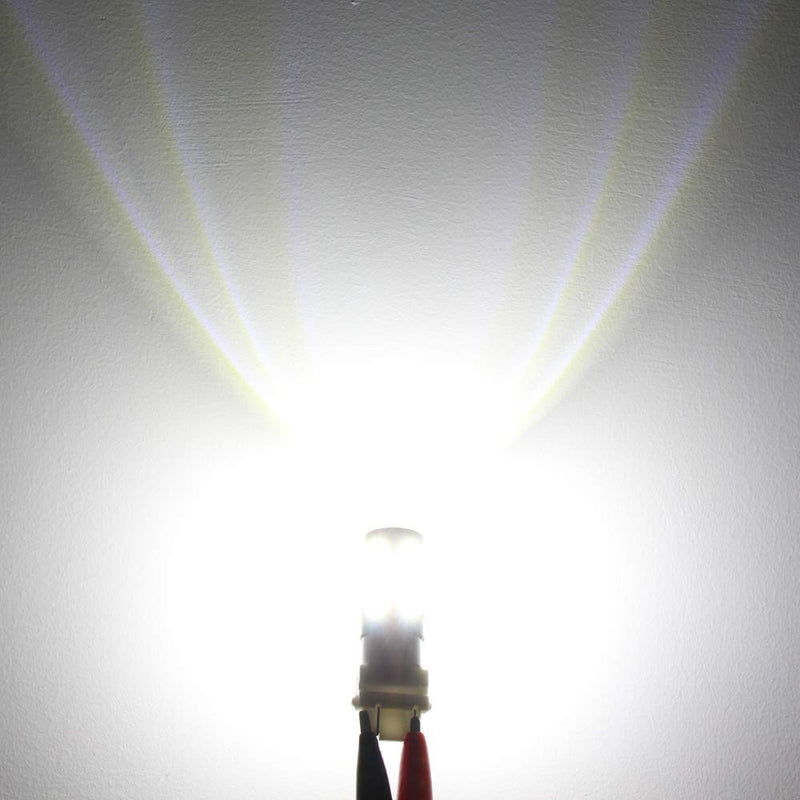 Alla Lighting 2800lm T25 3156 3157 LED Bulbs, White Reverse/Signal/Brake Tail/DRL Lights 4114 3056 4057 4157 3457K 3057 6000K Xenon Xtreme Super Bright 12V 5730 33-SMD Upgrade 6000K Xenon White
