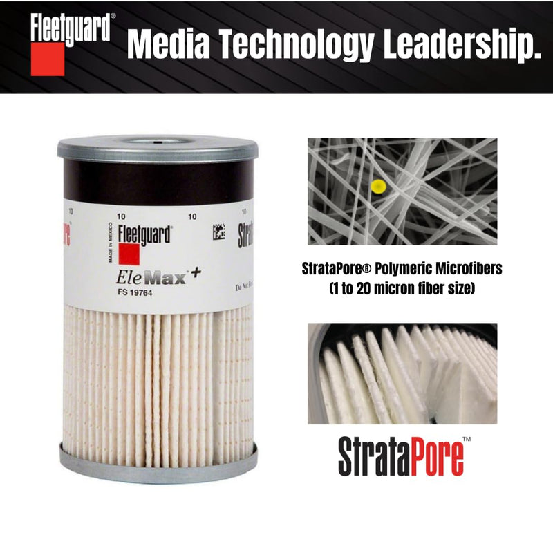 FS19764 Fleetguard Fuel Filter for Cummins ISX15 ISX12