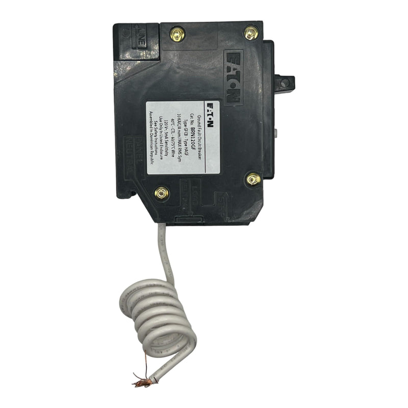 Eaton BRN120GF Br Gfci, 5ma, 1 Pole, 10kaic, 20a, Pigta