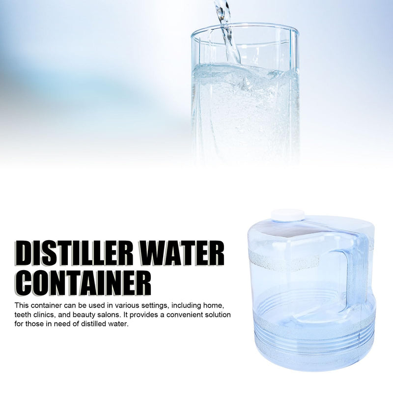 1 Gallon 4L Distilled Water Container, Replacement Distilled Water Jug for Countertop Water Distiller Machine, Home Beauty Plastic Carafe Bottle(1,Blue) 1