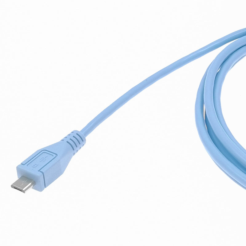 Micro USB Console Cable for Cisco Catalyst IR1800 Series Industrial Routers USB Type A to Micro-B CAB-USB-UB= Console Cable 2M 2 Meter Micro USB-USB Blue