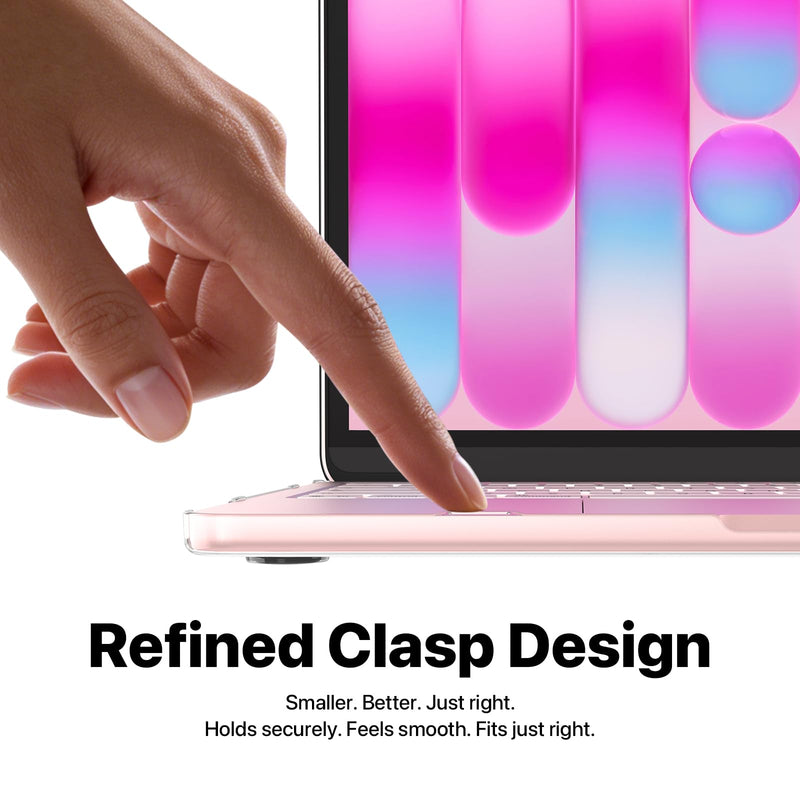 for MacBook Neo 13 inch Case 2026, Crystal Clear Hard Shell for A3404 | Color-Matched Transparent | Precision 1:1 Fit | Design for All MacBook Neo 13 inch