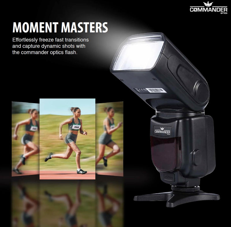 Electronic Flash For Canon DSLR EOS Rebel T7, SL3, 4000D, 850D, 80D, 90D, 6D Mark II, 5D Mark IV, EOS R, RP, R5, R6, R7, R8, R10, R100, M200,M50 Mark II, M6, M5 Fully Automatic Speedlite E-TTL Flash Only