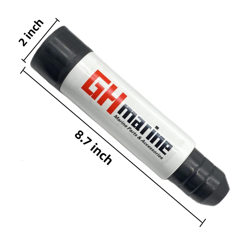 1H03 Transom Rubber Support and Motor Lock for Boat Outboards and Stern Drives with 3 Rams Trim and Tilt, Plastic Saver Protect Bar