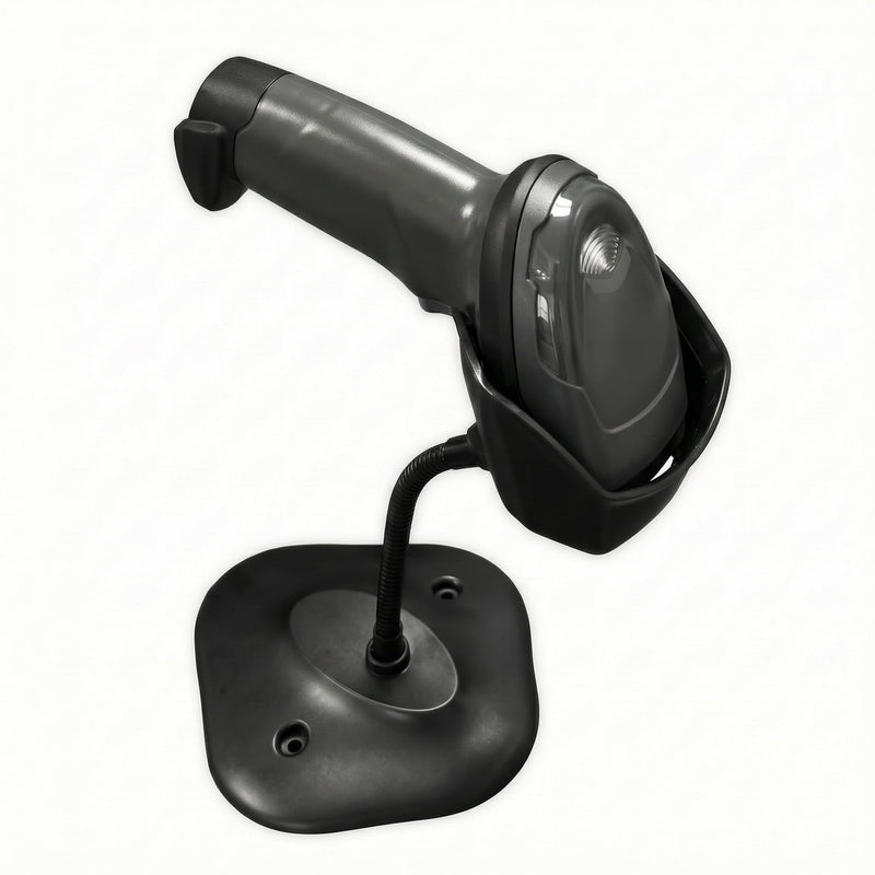 Universal Barcode Scanner Stand Compatible with Zebra Symbol DS2208 DS2278 DS4308 DS4608 DS8108, Flexible Gooseneck Scanner Holder with Non-Slip Base for Retail Warehouse Checkout.