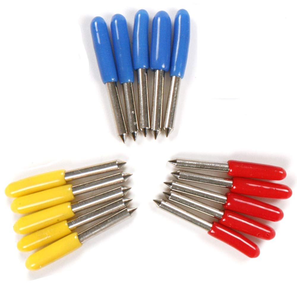 15pcs 30/45/60 Degree Roland Vinyl Cutter Cutting Plotter Blade Lettering Blades Spare Part