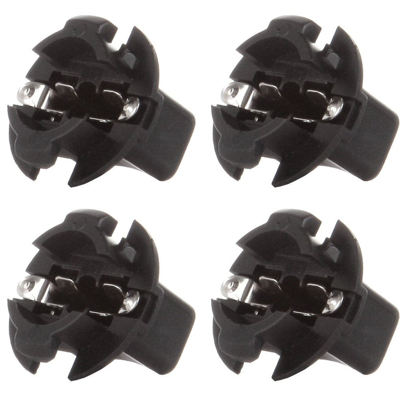cciyu 20x Black 5/8" Twist In Instrument Panel Dashboard Gauge Bulbs 194 168 T10 Wedge socket Replacement fit for 194/168(T3-1/4) type Miniature Wedge Base bulbs
