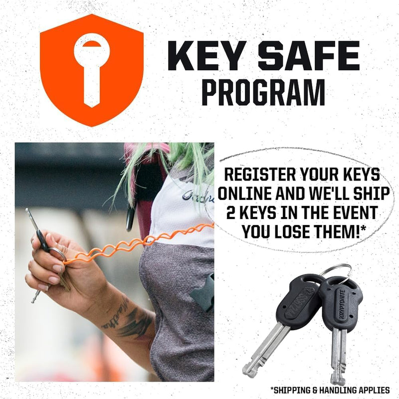 Kryptonite Keeper Alarm Disc Lock, Heavy Duty Anti-Theft Motorcycle Disc Break Lock Waterproof 100db Alarm, 5.5mm Pin Powersport Disc Break Lock for Motorbikes Scooters | bike-locks