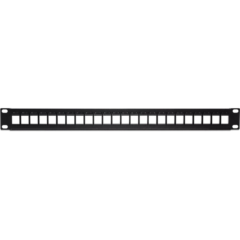 TRENDnet 24-Port Blank Keystone 1U Patch Panels, TC-KP24/2, 1U 19" Metal Rackmount Housing, Recommended with TC-K25C6 & TC-K50C6 Cat6 Keystone Jacks (Sold Separately), NDAA Compliant, Black 2 Pack