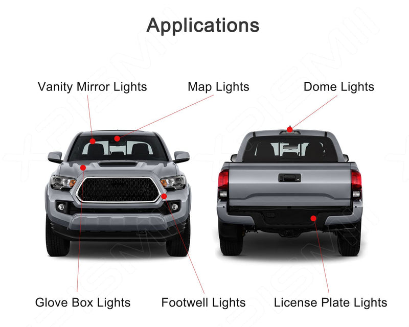 12 Piece 6000K White Ram Interior LED Light Kit Package Replacement for 2009 2010 2011 2012 2013 2014 2015 2016 2017 2018 Dodge Ram 1500 2500 3500, with Placement Diagram and Install Tool