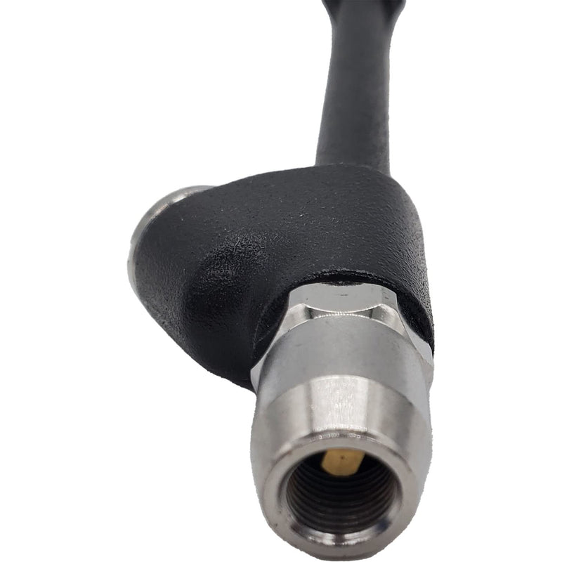 Haltec CH-350-LO-1 Dual Foot Air Chuck – Angled Tire Inflator for Hard-to-Reach Valves