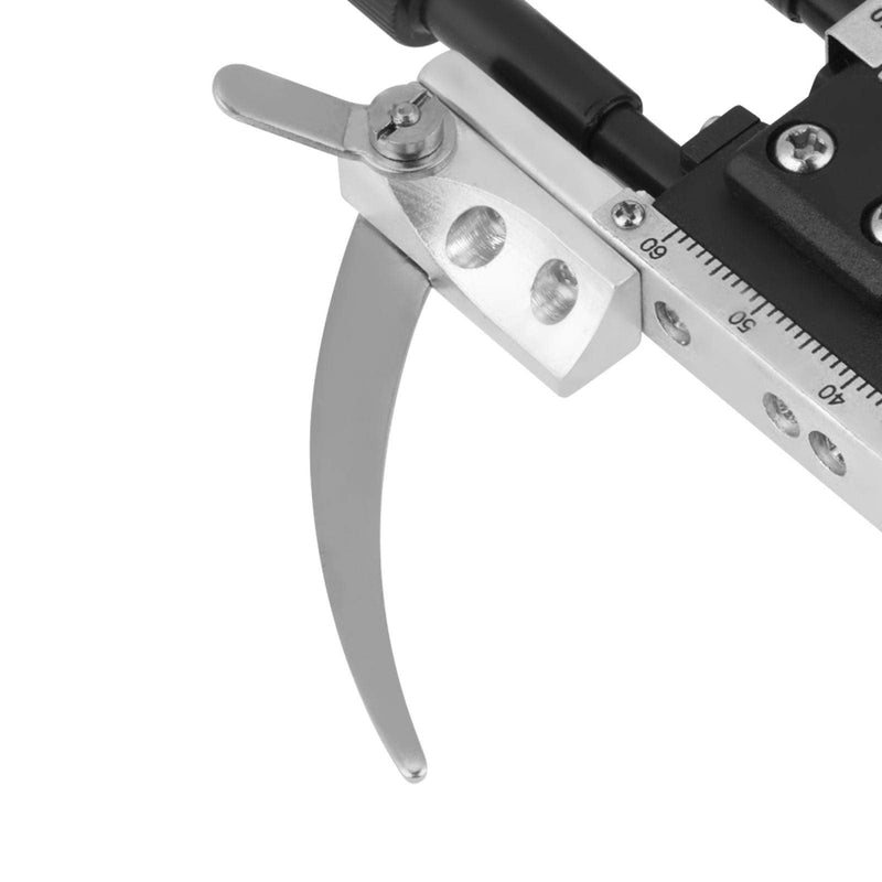 Microscope Calipers Professional Attachable Mechanical X-Y Moveable Stage Caliper High Precision with Scale for Microscope Microscope Stage Clips x-y Stage Digitala bromsok