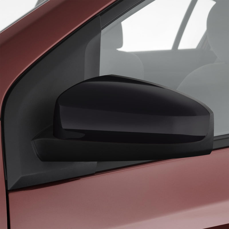 Gloss Black Side Wing Mirror Cover Cap Compatible with 2007 2008 2009 2010 2011 2012 Nissan Sentra Gloss Black