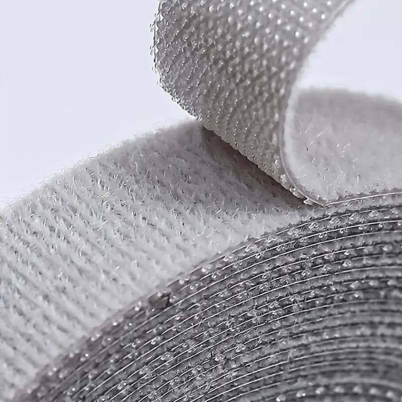 1 Pack Adjustable Cable Organizer Roll | 3m (118.1 inch) Reusable Wire Management Strap for Desktop and Electrical Cable Routing (Gray) Gray