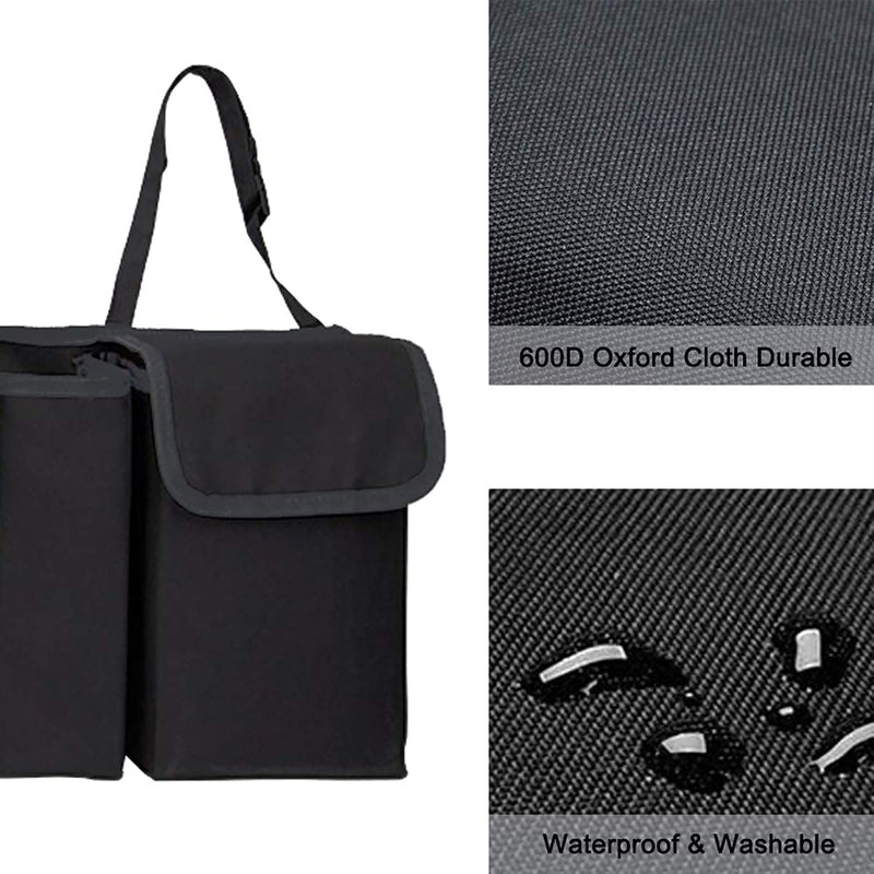 Car Trunk Organizer, Backseat Hanging Organizer with 5 Pockets, Waterproof Collapsible Cargo Storage Bag, Car Interior Accessories Car Seat Organizer for SUV, Truck, MPV Car Trunk Organizer 5Bag