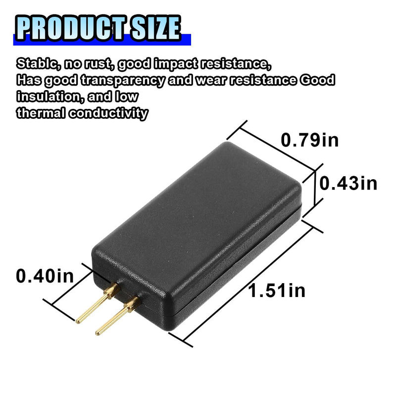 Car SRS Airbag Simulator Tester, 12V 2-Pin Airbag Bypass Resistor Testing Instrument, Car Airbag Inspection Tool, Auto Airbag Diagnostic Scanner Fault Finding Repair Tool for Truck SUV (4PCS) 4PCS