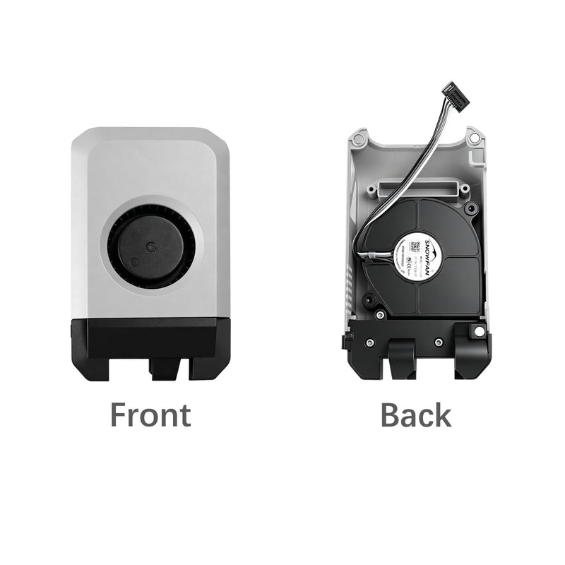 Original Bamboo P1 Front Housing Assembly,P1P/P1S Front Cover Fan 5015 Fan,Bambu Toolhead Housing/Front Cover for Part Cooling & Hot End Heat Dissipation,Plug&Play for Bambu Lab P1P/P1S