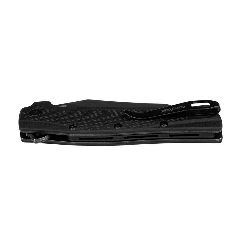 Kershaw Dawnstar Pocket Knife, Black, 3.5 Inch Stainless Steel Hawkbill Blade, EDC with Assisted Opening, Reversible Pocketclip, Everyday Carry Pocket Knife for Men and Women