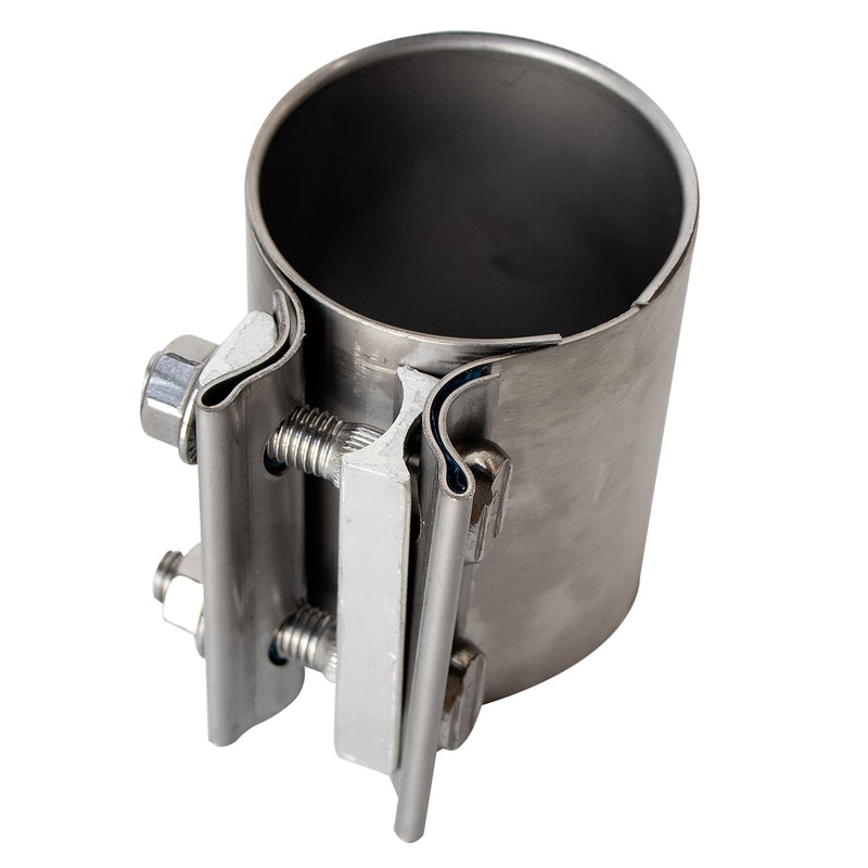 3 Inch Exhaust Clamp Butt Joint Band Clamp Sleeve Coupler 304 Stainless Steel 3 Inch