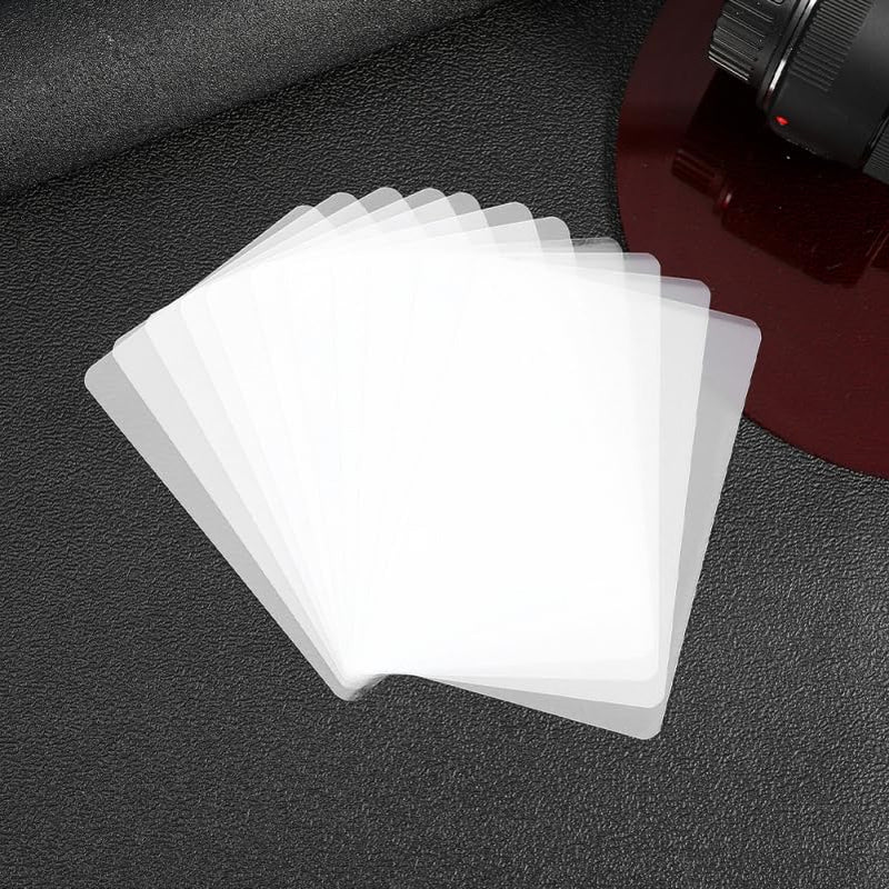 100pcs 3-inch 0.2mm Thermal Laminating Pouches Waterproof Photo Sealing Sheets Plastic Laminating Film for Office Document Protection