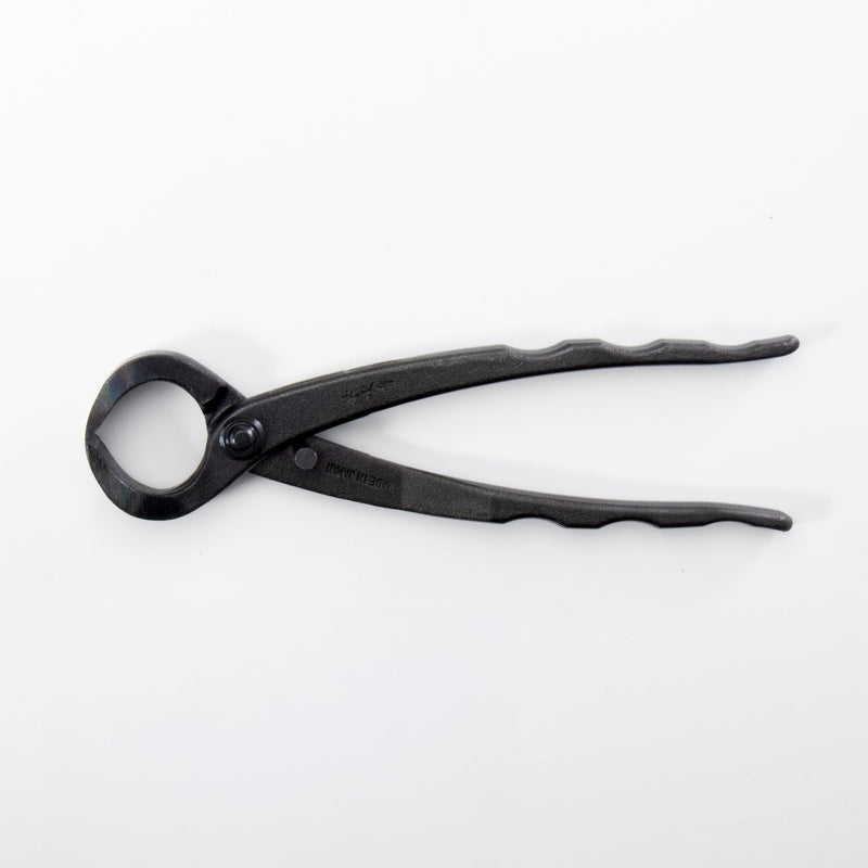 Wazakura Hand Forged Bonsai Root Cutter MADE IN JAPAN 6.7 inch (170 mm), Black Carbon Steel Bonsai Tree Cutter for Branch and Roots, Multipurpose Japanese Gardening Tools (Wave-Grip) Wave-grip