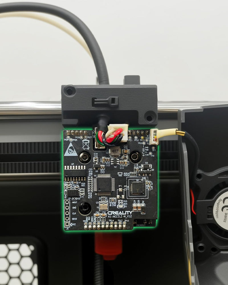 Creality 2025 New Version K1 Series Hotend PCBA Adapter Board, K1 SE Hotend Toolhead Module, T9_GD32F303CBT6 NOZZLE-C-V13 HQPCB-2 PCBA Breakout Module Replacement for 3D Printers K1 SE/K1C/K1/K1 Max