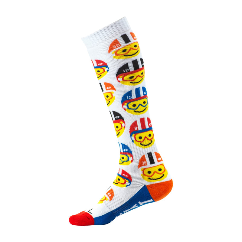 Oneal 2021 Youth Pro MX Socks - Emoji Racer Multi 0356-764