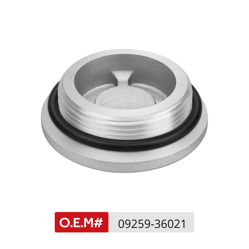 JAVIK Crankcase Cover Plug O Ring 09259-36021 for Suzuki V-Strom Haya-busa QuadSport GSX-R750 GSX-R600 B-King 1300 SP600 Burgman 650 Inazuma DR650 QuadRacer 450 1982-2024 Silver Grey