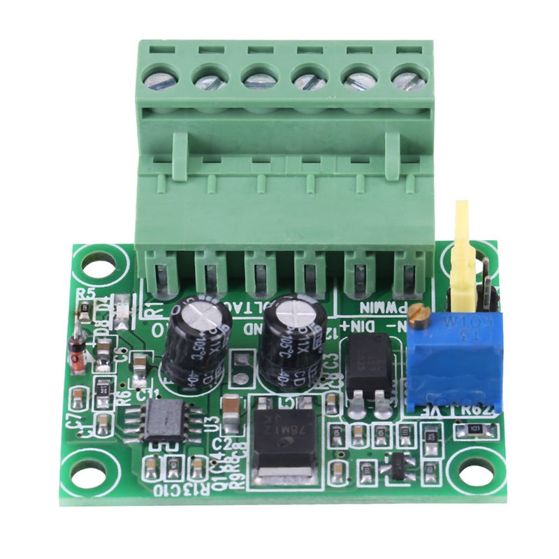 PWM Converter Module 1-3KHZ 0-10V PWM to Voltage Adjustable Digital Analog Converter Module PLC