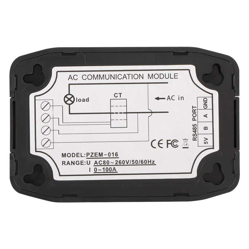 UART to RS485 Energy Meter Voltmeter Ammeter Monitor Voltage Current Power Frequency Power Factor Multifunction Tester(Split CT 100A PZEM-016) Split CT 100A PZEM-016