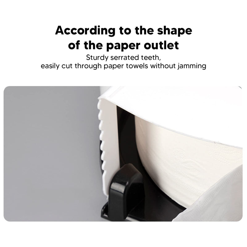 LIZEALUCKY Jumbo Commercial Toilet Paper Dispenser, 11.0 Inch ABS Wall Mount Toilet Roll Holder, Toilet Paper Dispenser(White) White
