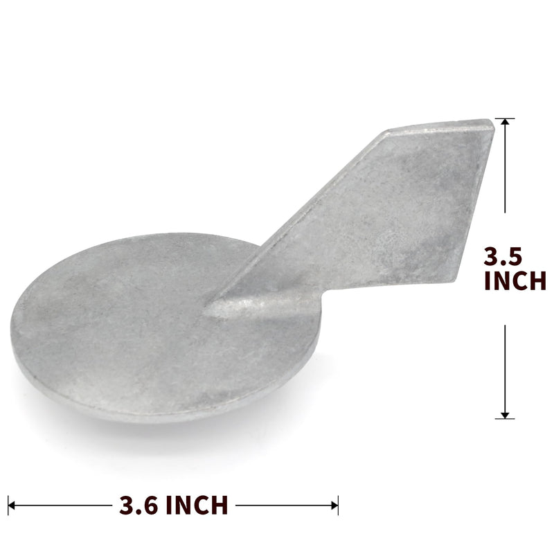 688-45371-01 Boat Motor Trim Tab Anode with Bolt for Yamaha 50-90 HP Outboard Models replaces 67F-45371-00 6K5-45371-00 Marine Engine 688-45371