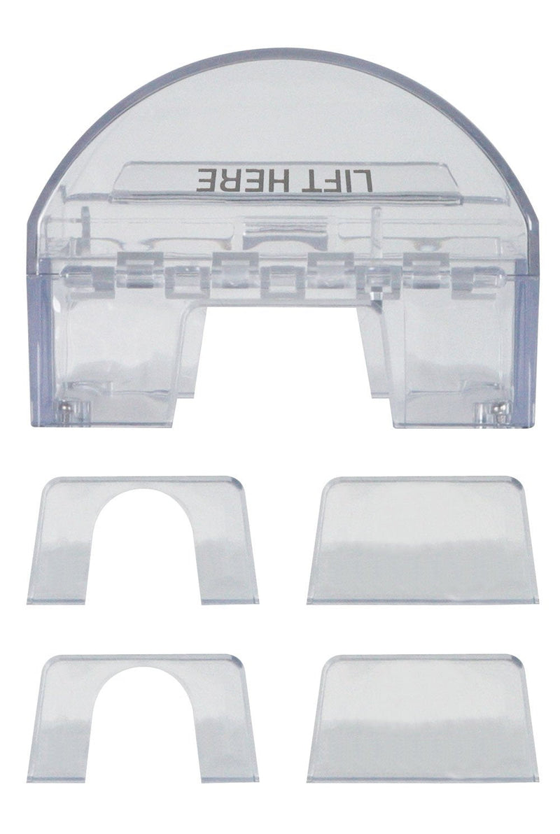 Safety Technology International, Inc. STI-13200NC Universal Stopper without Horn Housing, Surface Mount, Clear