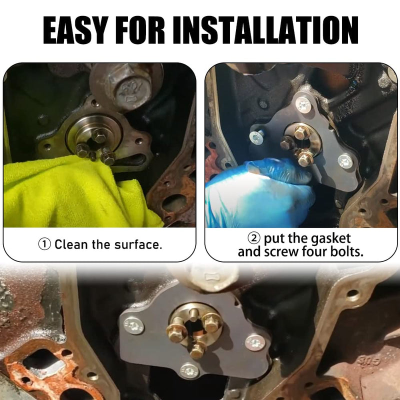 Camshaft Retainer Plate Gasket Bolt Kit Compatible with GM LS1 LS2 LS3 4.8 5.3L 6.0L 6.2L Vortec Corvette Cam