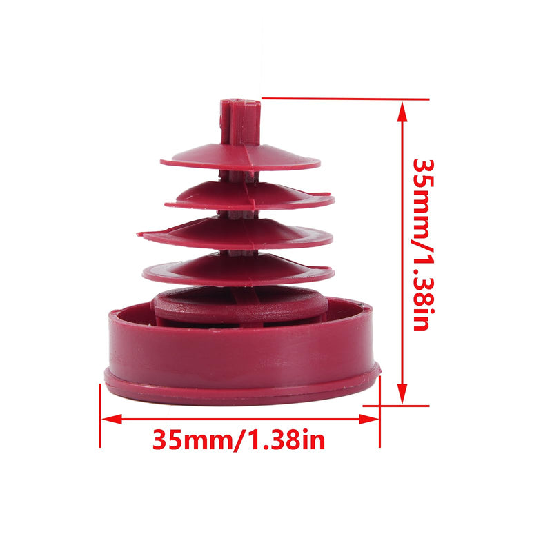XUKEY 2Pcs Hydraulic Power Steering Pump Replacement 53697-SB3-952 Compatible with Honda for Acura Hydraulic Power Steering Cap Reservoir Cap Plug Red Reservoir Cap Plug Cover