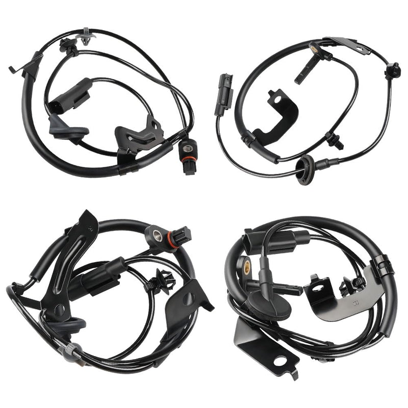 4 Pcs ABS Wheel Speed Sensor Compatible with Dodge Caliber 2007 2008 2009 2010 2011 2012, Jeep Compass Patriot 2007 to 2016, Replacement for 5105573AA, 5105572AA, 5105063AB, 5105062AA