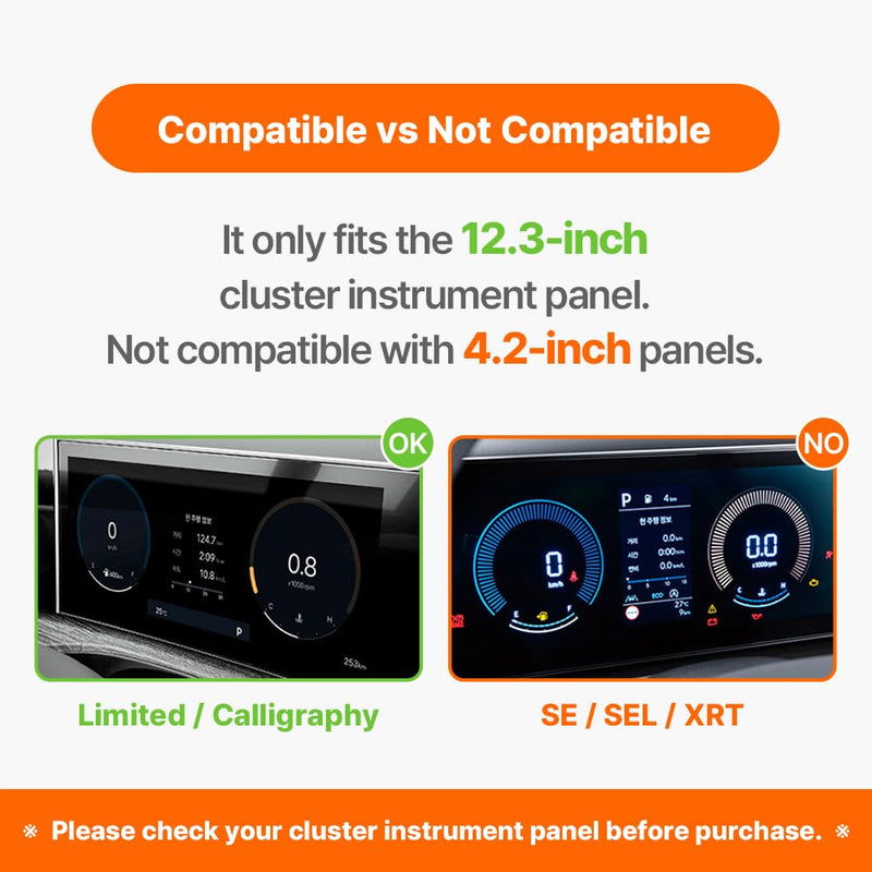 FICS Phone Holder Compatible with Hyundai Santa Fe 2024 2025 2026 (12.3-inch Cluster – Limited, Calligraphy Trims) – Custom-Fit Dashboard Mount, Tool-Free Install, Seamless Factory-Integrated Look Santa Fe 2024-26(Limited, Calligraphy Trims)