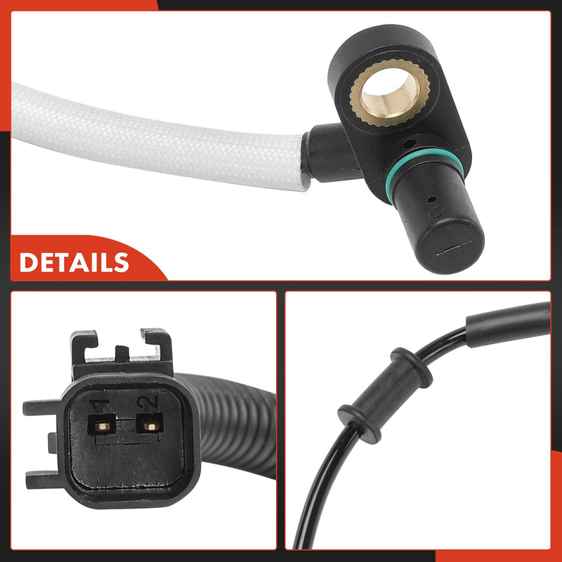 A-Premium Front ABS Wheel Speed Sensor Compatible with Ford F250 F350 F450 F550 Super Duty, 2017-2022 [With Monobeam Suspension] Front Driver or Passenger Side