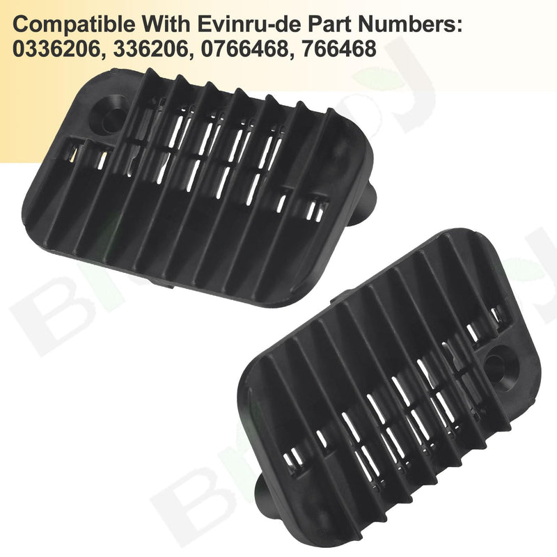 Braveboy 2 Pack Gearcase Water Inlet Screen 336206 0336206 Compatible with Evinru-de John-Son Gearcase Part 353692, 353692, 325538, 336202 for Evinru-de 0336206, 336206, 0766468 Models