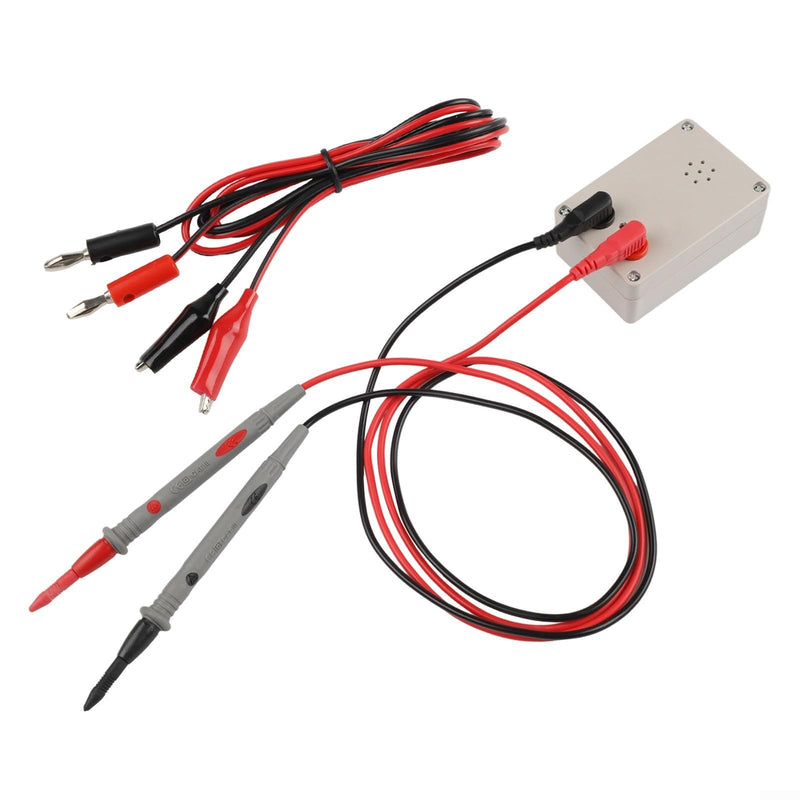 9V Buzzer Tester, Wire Continuity Detector with Sound Prompt for Cable Connection/PCB Electrical Circuit Detector, Battery Powered Continuity Meter(Continuity Tester with Pen & Clip Wire) continuity tester with pen & clip wire