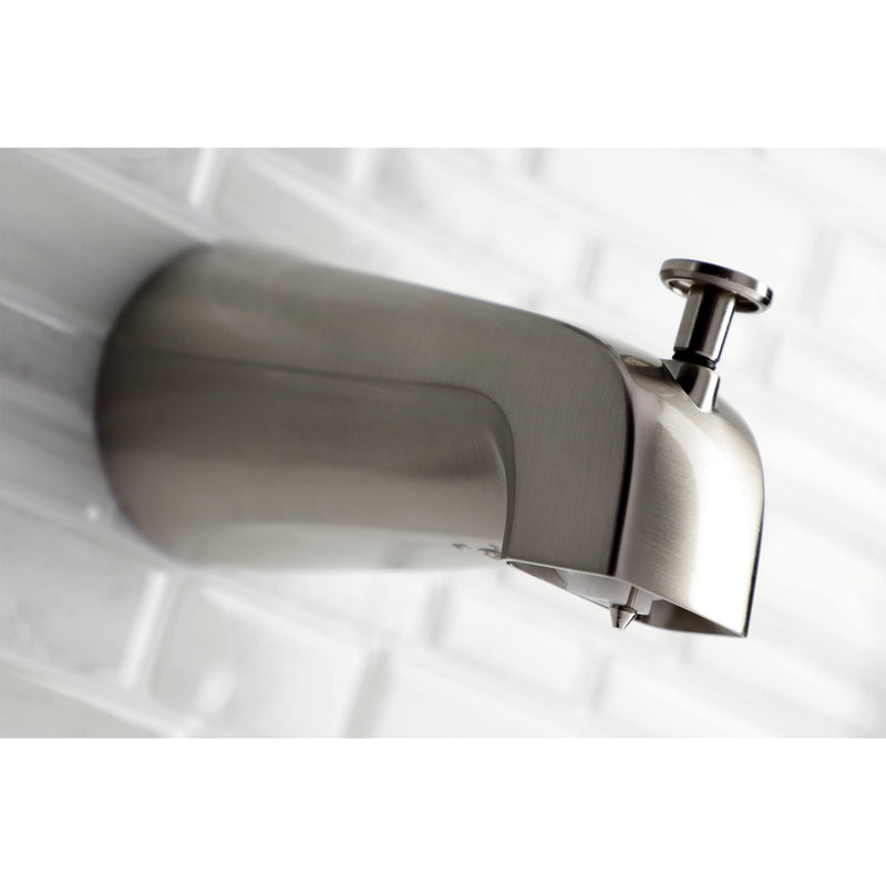 Kingston Brass K188A7SB 5-1/4 Inch Zinc Tub Spout with Diverter, Brushed Brass