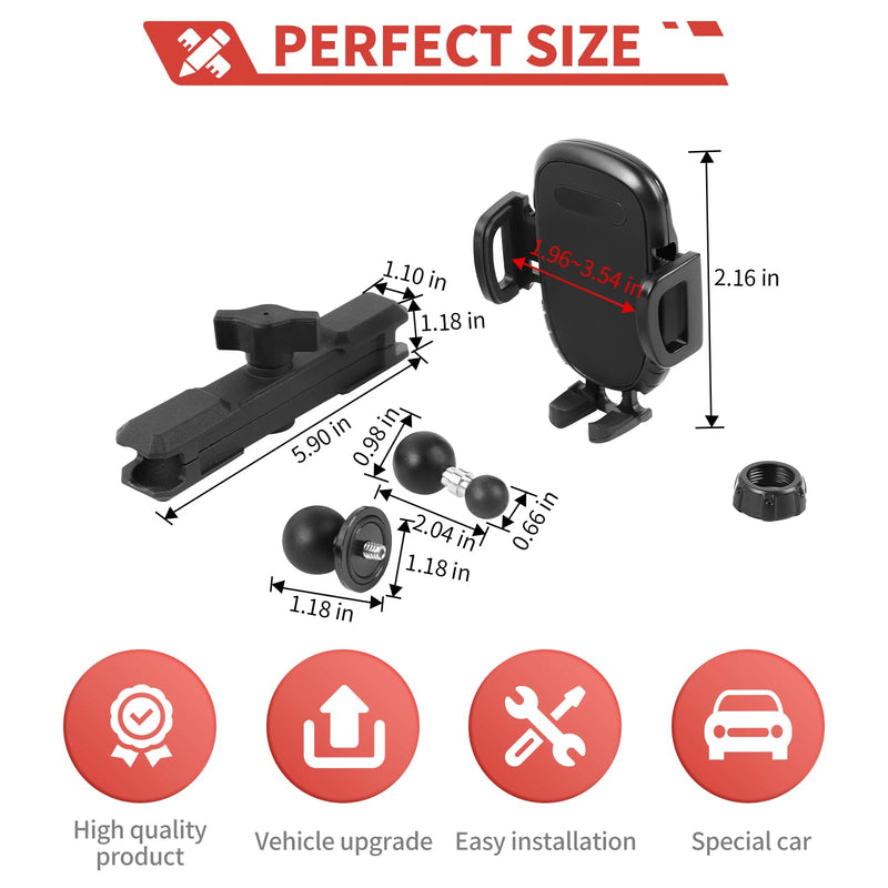 Phone Holder Center Console Phone Cradles Cell Phone Mount Interior Accessories Compatible with Ford Bronco 2021+